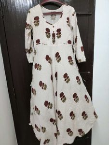 Floral Print Dress or lengthy kurta
