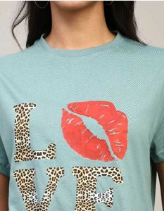 Mint Green Cropped T-Shirt