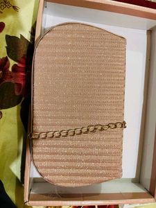 Sparkling Pink Clutch party wear new wdt tag