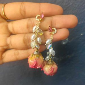 Rose Flower Earrings