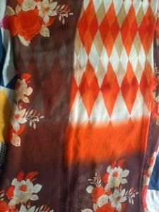 Elegant Floral Saree