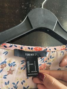 Floral Print Crop Top