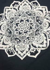 Black Mandala Halter Top