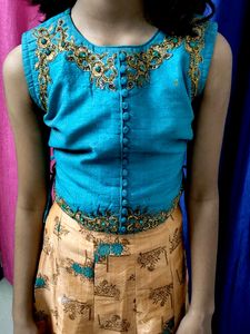 Embroidered Indian Dress