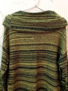 New Sweater Florocent Green And Black
