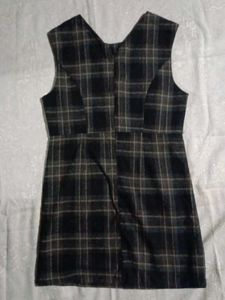 Plaid Sleeveless Dress