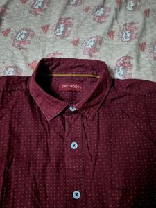 Maroon Casual Shirt