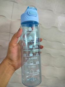 3 Pcs Sipper Motivational Water Bottles 2L,1L,800m