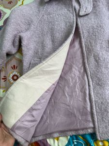 Pastel Purple Wool Coat