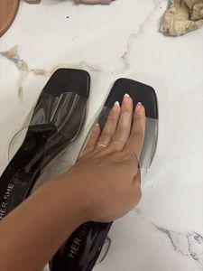 Transparent Heels For Women Size 24cm