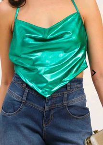Emerald Green Halter Top