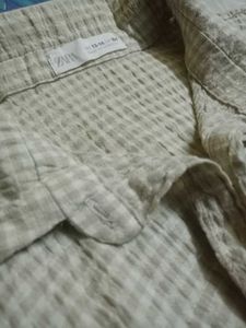 Cute Checkered Tie-Front Crop Top