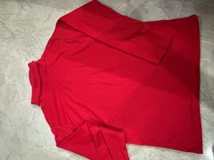 Red Full Sleeves Top