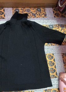 Stylish Black Button-Down Top