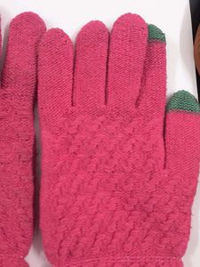Pink Girly gloves for Aesthetical winter ❄️💗