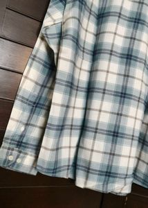 Richlook Men Mint Green Checked Shirt