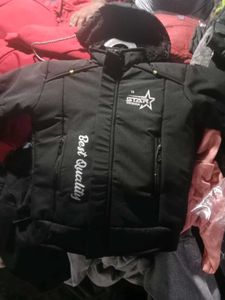 Black 'Star Design' Winter Jacket