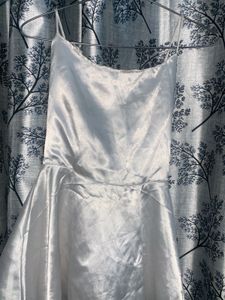 White Backless Dress