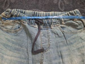 Comfy Elastic Waist Jeans