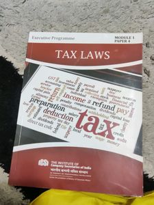 Tax Laws CS Executive Module 1 Book