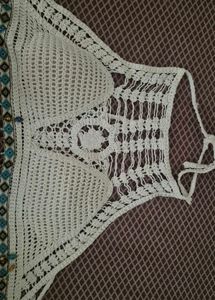 Crochet Top &amp; Shorts Set