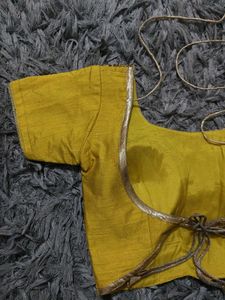 Yellow Embroidered Blouse