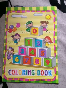 Colouring Book With Stickers For Kids