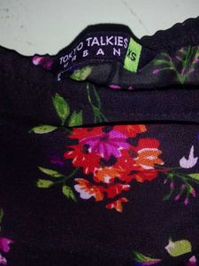 Floral Puff Sleeve Top