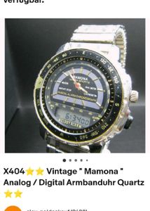 (😱Final Offer) Vintage mid 80's Mamona Watch