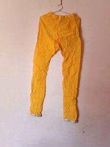 New Beautiful Yellow Kurta Set.
