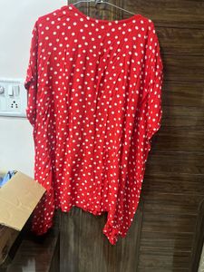 Red Kaftan Top