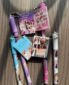 Black Pink Pens With Mini Notebooks