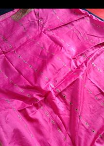 Rani Pink Zari SAREE