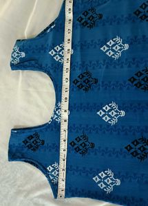 Blue Printed Kurti