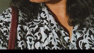 Patterned Mini Dress - Bohemian Style