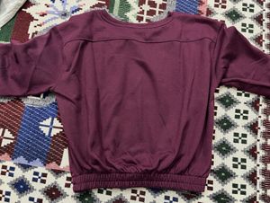Los Angeles California purple sweatshirt