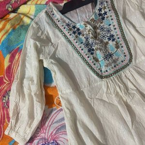 Elegant Embroidered Kurta