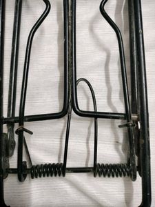 Black Bicycle Cargo Rack