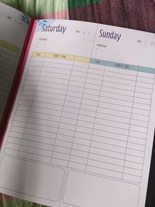 Good Vibes Pink Marble Notebook