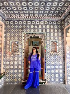 Gorgeous Blue Indian Outfit