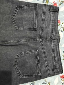 Wide Leg Black Jeans