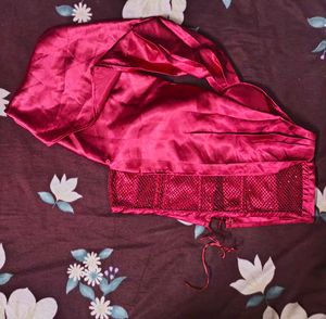 ❤️‍🔥Red Rhinestone Corset top❤️‍🔥