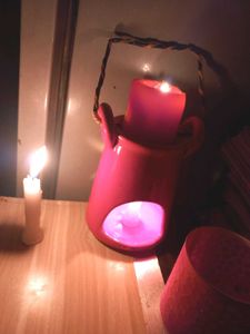 Candle &amp; Holder Set🕯🕎