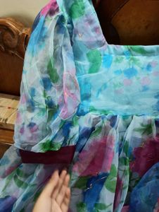 Floral Print Dress//Korean Maxi 3
