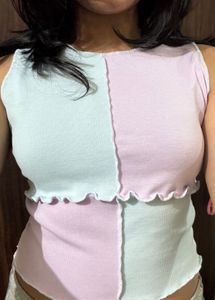 Pastel Patchwork Top