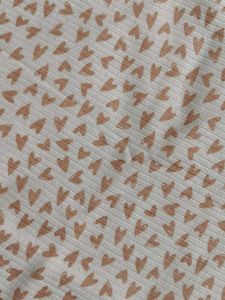 Easybuy women beige heart printed Tank top