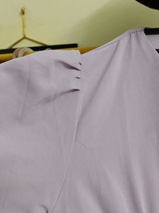 Cute Lilac Ruffle Top
