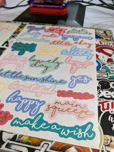 2 sheets Of Pretty stickers 💌