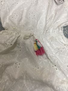 White Embroidered Dress
