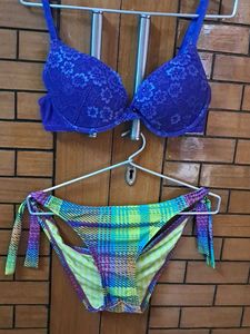 Combo Of Four  Hnm Premium   Bra N Panty